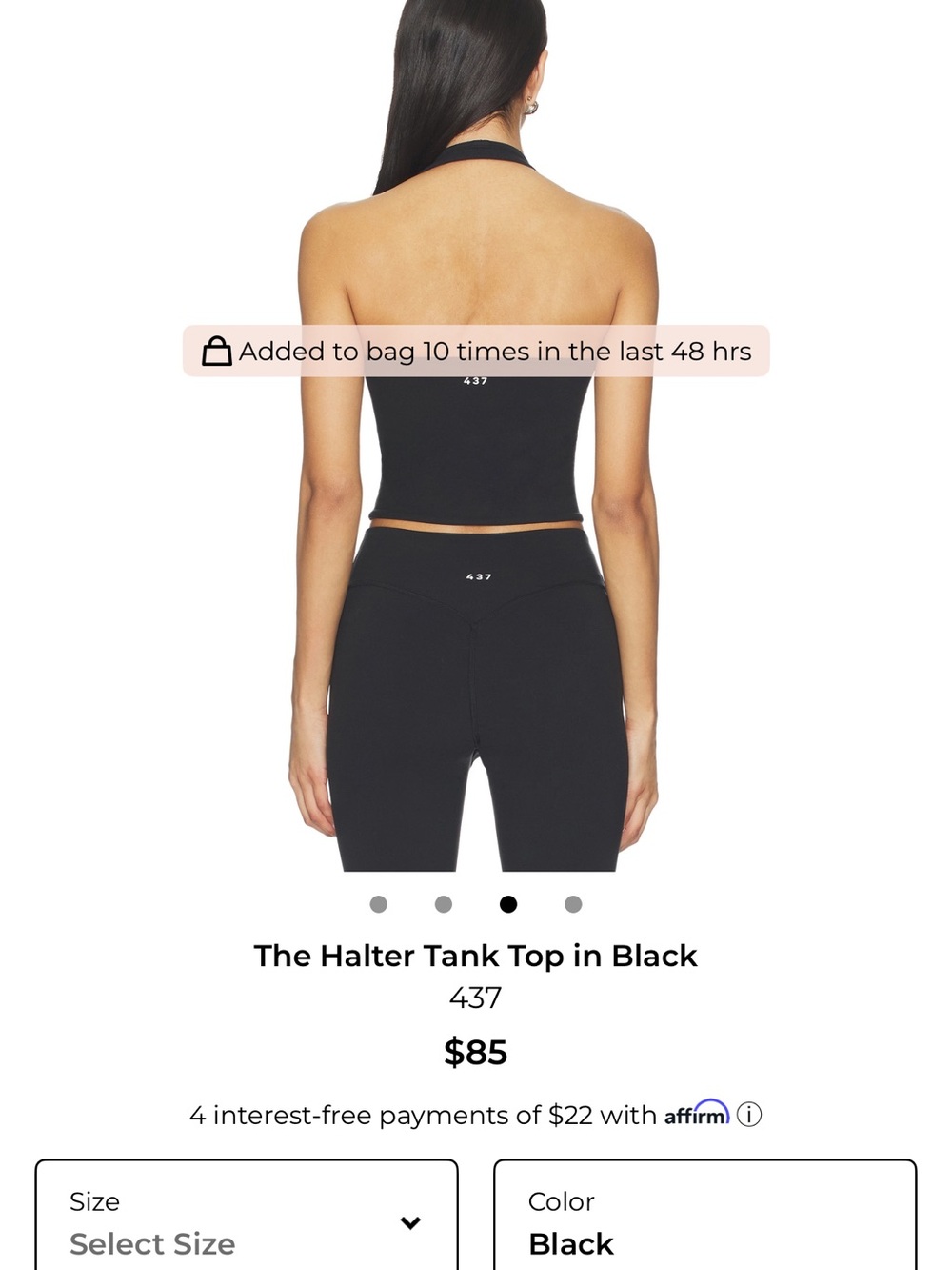 Women’s Black Halter Crop Top - Sleek Everyday Staple